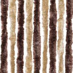 Berkfield Home Insect Curtain Beige & Light Brown 100x220 cm Chenille - thumbnail 6