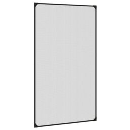 Berkfield Home Magnetic Insect Screen for Windows Anthracite 80x140 cm in Black - thumbnail 2