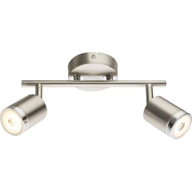 Netlighting Comore Twin Ceiling Spotlight Nickel Matt 2x LED 3000K in Grey - image 1