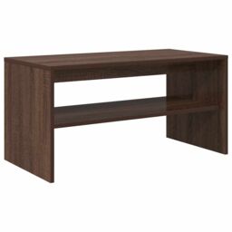 Berkfield Home TV Cabinet Brown Oak 80x40x40 cm Engineered Wood - Size: 80 x 40 x 40 cm - thumbnail 2