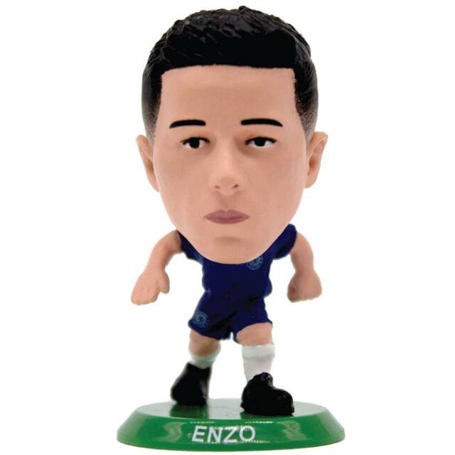 Chelsea FC Enzo Fernandez SoccerStarz Football Figurine in Dark Blue - image 1