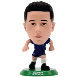Chelsea FC Enzo Fernandez SoccerStarz Football Figurine in Dark Blue - thumbnail 1