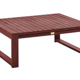 Wyld and Coco Acacia Wood Outdoor Coffee Table 90 x 75 cm Mahogany Brown - thumbnail 2