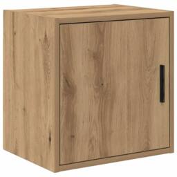 Berkfield Home Garage Cabinets 2 pcs Artisan Oak Engineered Wood in Brown - thumbnail 7