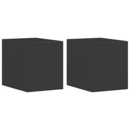 Berkfield Home Outdoor Wall Lights 2pcs Black Die-cast Aluminium - thumbnail 3