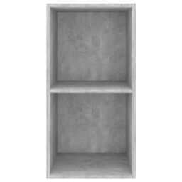 Berkfield Home Wall-mounted TV Cabinet Concrete Grey 37x37x72 cm Engineered Wood - Size: 37 x 37 x 72 cm - thumbnail 4