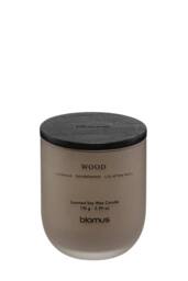Blomus TUOKSU Wood Scented candle S in Light Brown - thumbnail 1