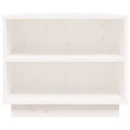 Berkfield Home Beautiful Coffee Table White 90x49x40.5 cm Solid Wood Pine - thumbnail 6