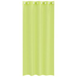 Berkfield Home Voile Curtains with Grommets 2 pcs Apple Green 140x245 cm - thumbnail 4