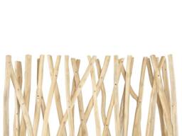 Vente-unique Set Of 2 Teak Wood Room Dividers - W. 100 X D. 25 X H. 180 Cm in Light Oak - thumbnail 7