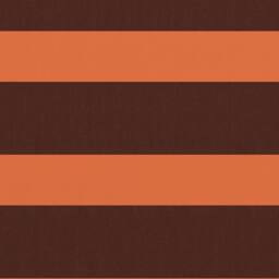 Berkfield Home Balcony Screen Orange & Brown 90x400 cm Oxford Fabric - thumbnail 1