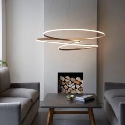 Netlighting 'IMOLA' Dimmable Stylish Decorative Indoor LED Pendant Ceiling Light in White - thumbnail 5