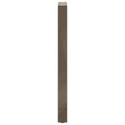 Berkfield Home Coffee Table Legs Natural Steel 2 pcs 50x(100-101) cm Steel in Grey - thumbnail 6