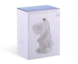 Nova Lighting Rechargeable Dino Night Light in White - Size: 6 inches - thumbnail 3