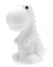 Nova Lighting Rechargeable Dino Night Light in White - Size: 6 inches - thumbnail 1