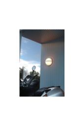 Netlighting Bremen 1 Light Outdoor Wall Light Galvanised IP54 E27 in Grey - thumbnail 2
