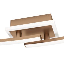 Eglo Lungolago Bronze Steel Minimalist Ceiling Light in Brown - thumbnail 3