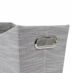 JVL Serena Magazine Storage Holder in Light Grey - thumbnail 4