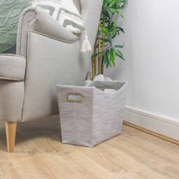 JVL Serena Magazine Storage Holder in Light Grey - thumbnail 5