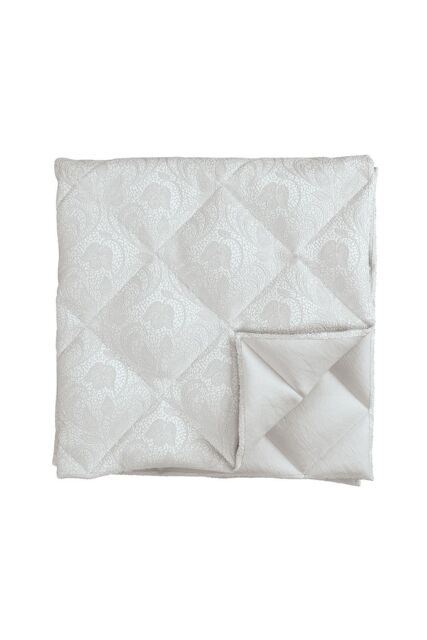 1951 'Ashleigh' Jacquard Bedspread in Silver - image 1