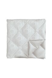 1951 'Ashleigh' Jacquard Bedspread in Silver - thumbnail 1