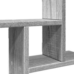 Berkfield Home Durable Wall Shelves 2 pcs Grey Sonoma 50x12x50 cm Engineered Wood - Size: 50 x 12 x 50 cm - thumbnail 8