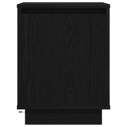 Berkfield Home Durable Bedside Cabinet with LED Lights¬†Black 38x34x50 cm in Black - Size: 38 x 34 x 50 cm - thumbnail 6