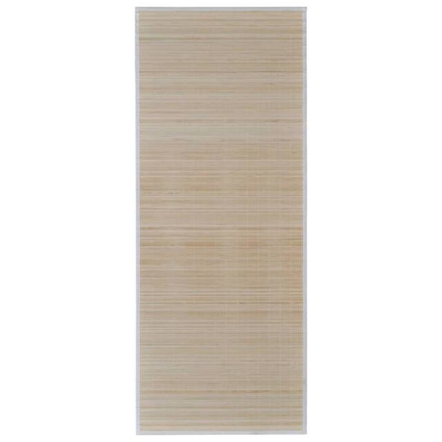 Berkfield Home Rectangular Natural Bamboo Rugs 2 pcs 120x180 cm in Beige - Size: 100 cm diameter - image 1
