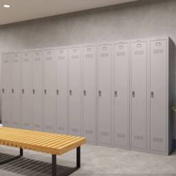 Phoenix Safe Company Personal locker in Grey with Electronic Lock, PL1130GGE, 242L - Size: 180 cm x 100 cm - thumbnail 9