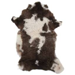 Berkfield Home Sheep Leather Mixed Colour 70x100 cm - thumbnail 9