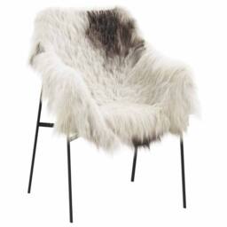 Berkfield Home Sheep Leather Mixed Colour 70x100 cm - thumbnail 1
