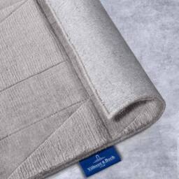 THE RUGS Villeroy & Boch 1906 Wool Rug Ursule Handwoven High Low Pile in Grey - Size: 190 cm x 280 cm - thumbnail 6