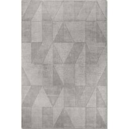 THE RUGS Villeroy & Boch 1906 Wool Rug Ursule Handwoven High Low Pile in Grey - Size: 190 cm x 280 cm - thumbnail 1