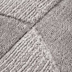 THE RUGS Villeroy & Boch 1906 Wool Rug Ursule Handwoven High Low Pile in Grey - Size: 190 cm x 280 cm - thumbnail 2