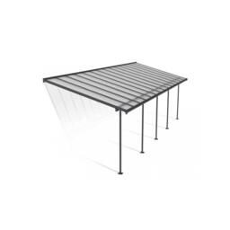 Palram Patio Cover Sierra 3 x 8.51 Clear - L860 x W299 x H305 cm - Grey - thumbnail 1