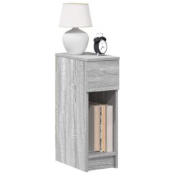 Berkfield Home Bedside Cabinets with Drawer 2 pcs Grey Sonoma 20x36x60 cm - Size: 20 x 36 x 60 cm - thumbnail 1