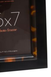 Orsina Roma 5 x 7 Inch Tortoise Shell Photo Frame in Black - thumbnail 3