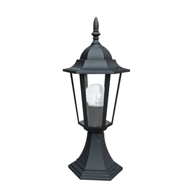 Netlighting MILANO Outdoor Pedestal Light Black IP44 17x40.3cm - Size: 17x40.3 cm