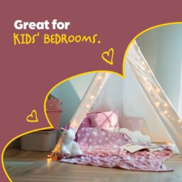 Wicked Gizmos Starry Night Glow in the Dark Blanket - Pink in Dusty Pink - thumbnail 5