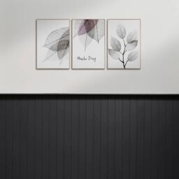 nielsen Set of 3 Framed Botanical Wall Art Prints by Deborah Pearce in Natural - thumbnail 3
