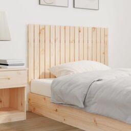 Berkfield Home Wall Headboard 108x3x60 cm Solid Wood Pine in Brown - Size: 108 x 3 x 60 cm - thumbnail 3