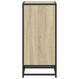 Berkfield Home Modern Book Cabinet Sonoma Oak 40x35x76 cm Engineered Wood in Light Tan - Size: 40 x 35 x 76 cm - thumbnail 5