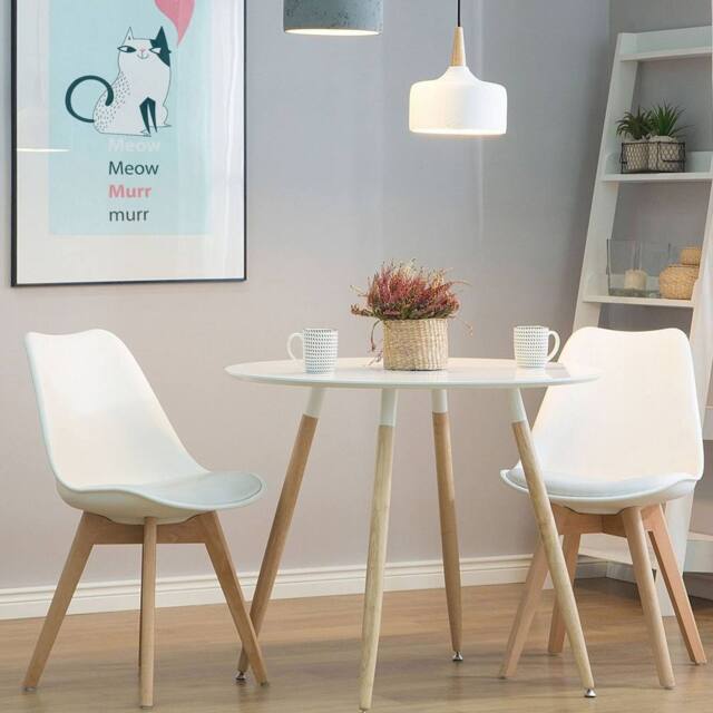 Wyld and Coco Pendant Lamp - White Cracked Gypsum with Oak Accents - image 1