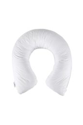 Homescapes U Shaped Comfort Pregnancy Pillow Super Microfibre in White - thumbnail 1