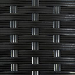 OUTSUNNY PE Rattan Outdoor Coffee Table, Easy Match Rattan Side Table in Black - thumbnail 9