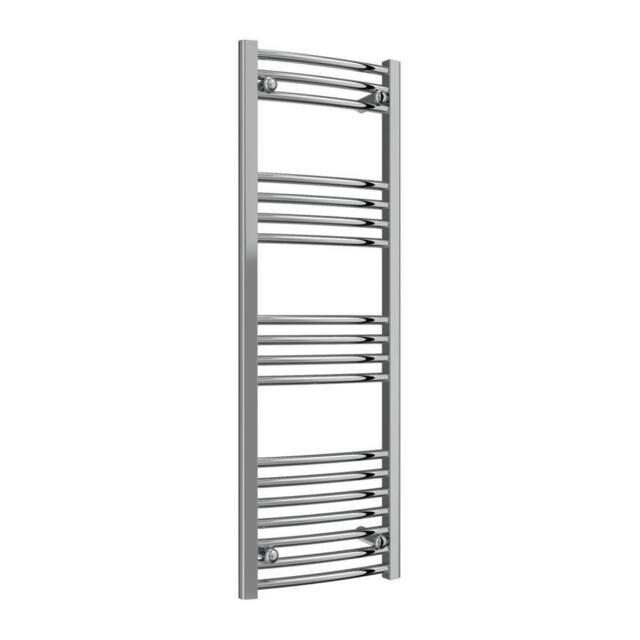 Bathroom Kingdom Capo Chrome Straight Heated Towel Rail 1200x400 in Silver - image 1