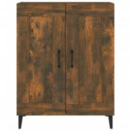 Berkfield Home Sideboard Smoked Oak 69.5x34x90 cm Engineered Wood in Brown - thumbnail 6