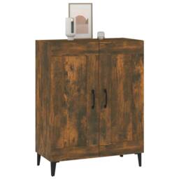 Berkfield Home Sideboard Smoked Oak 69.5x34x90 cm Engineered Wood in Brown - thumbnail 5