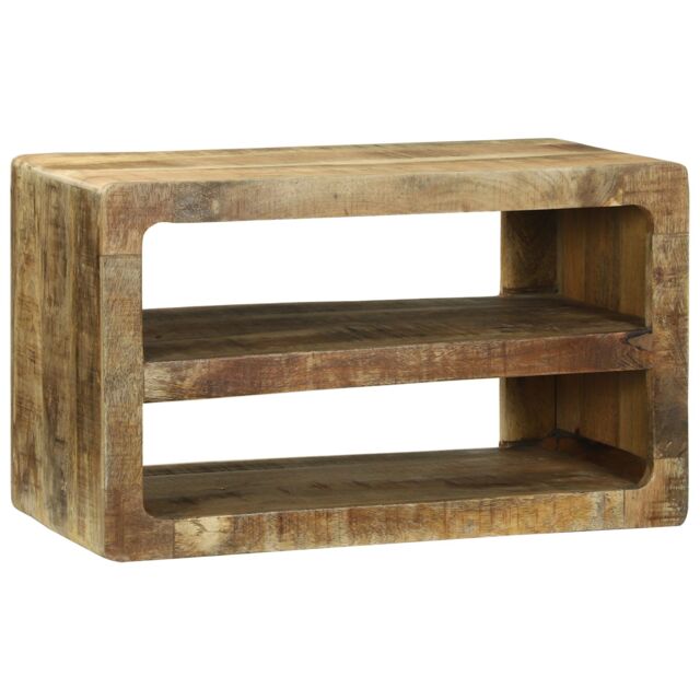 Berkfield Home TV Cabinet 60x32x36 cm Solid Wood Mango in Brown - Size: 60 x 32 x 36 cm - image 1
