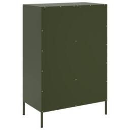 Berkfield Home Highboard Olive Green 68x39x101.5 cm Steel - thumbnail 8